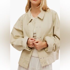 Free People Beige Jacket